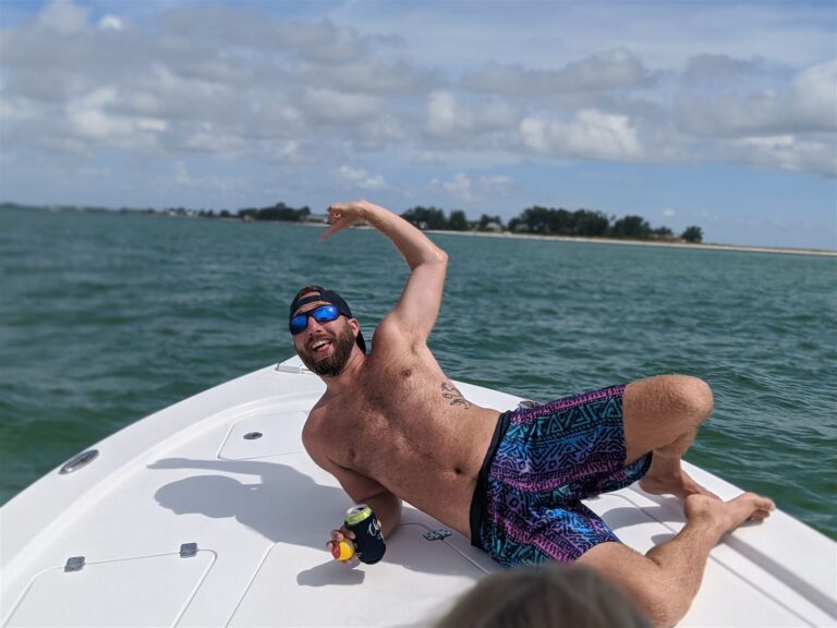 Living it up on the bow