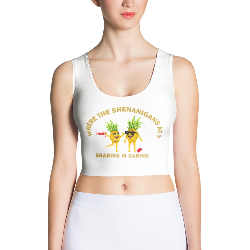 FLShenanigans Crop Tank: Sharing Is Caring - Image 2