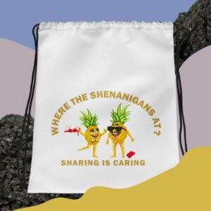 Drawstring Bag Sharing Is Caring