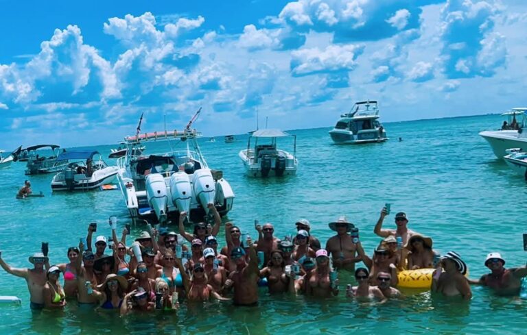 A big Shenanigans raft-up