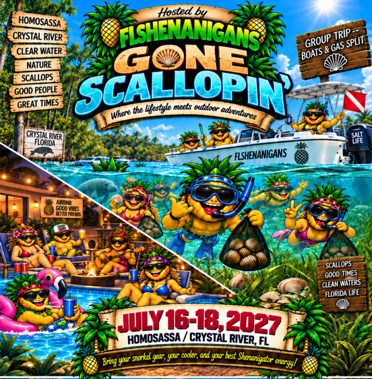 Scalloping Weekend 1 flyer