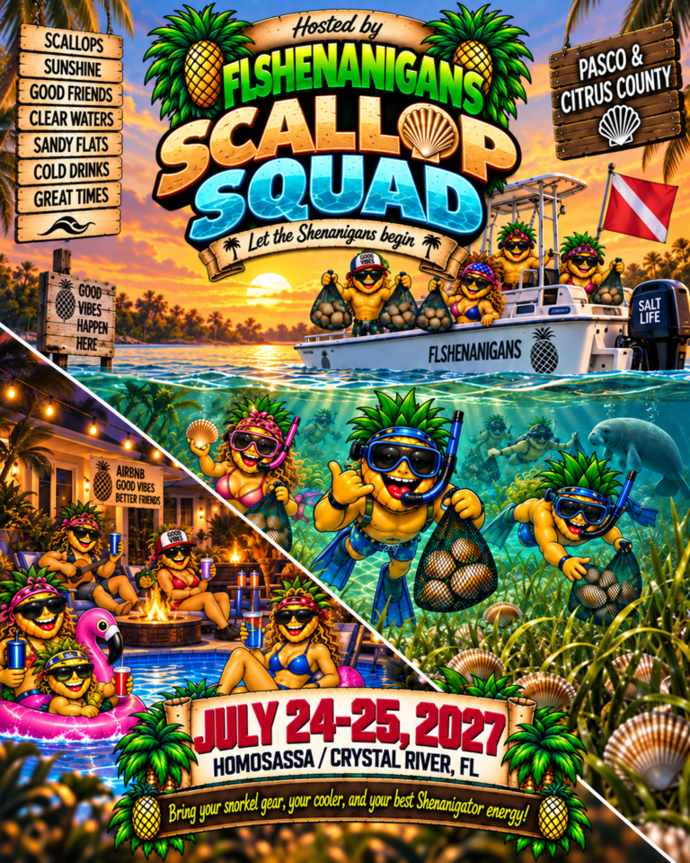 Scalloping Weekend 2 flyer