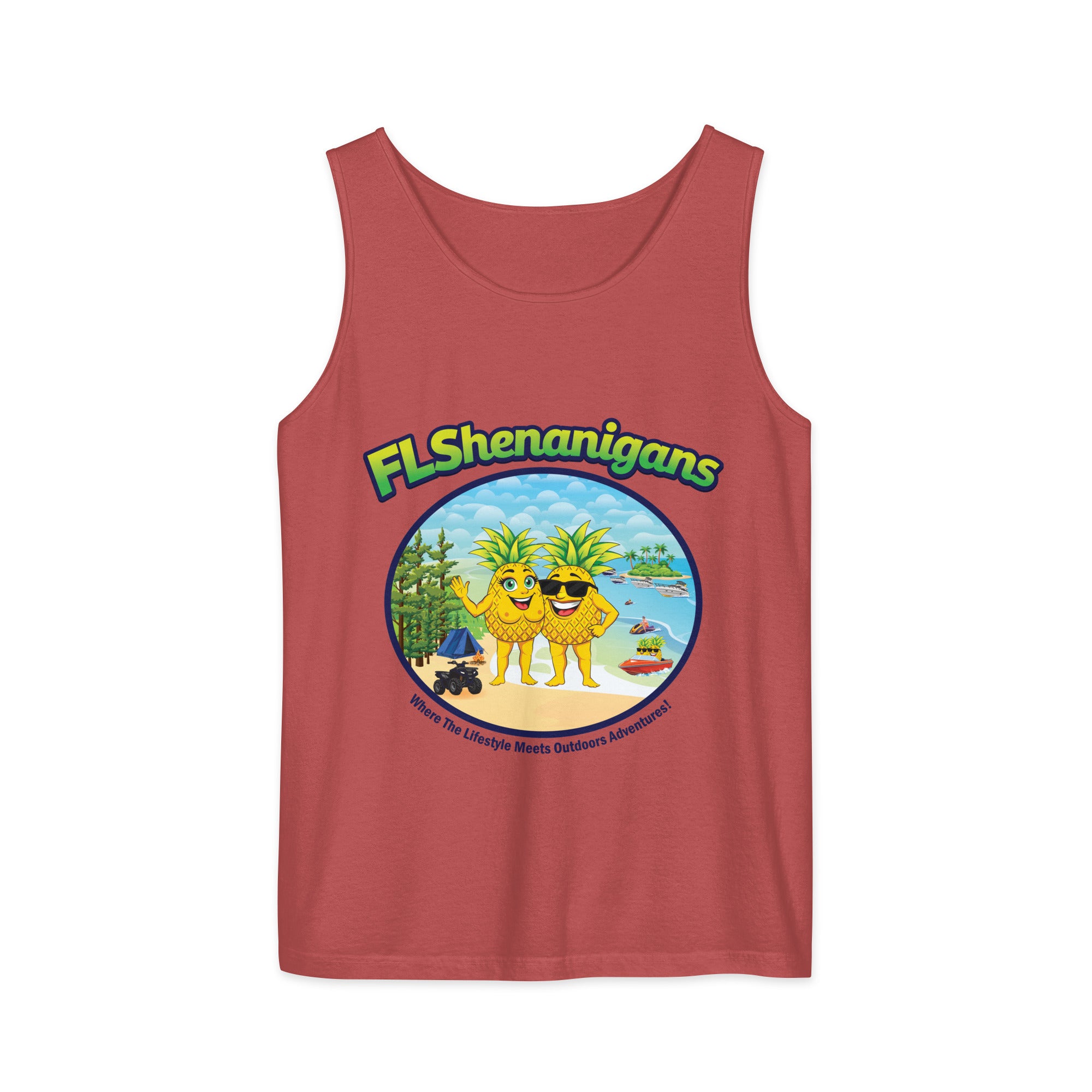 Men's tank Top Shenanigans Begin