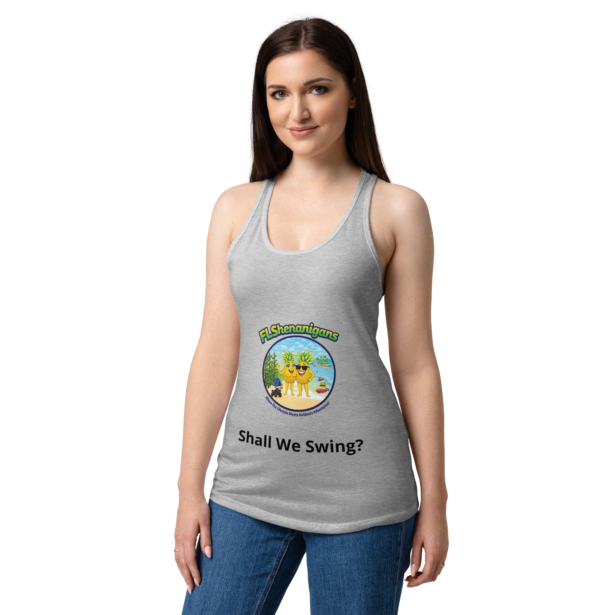 Women's Racer Tank Top FLShenanigans: Swing - Image 2