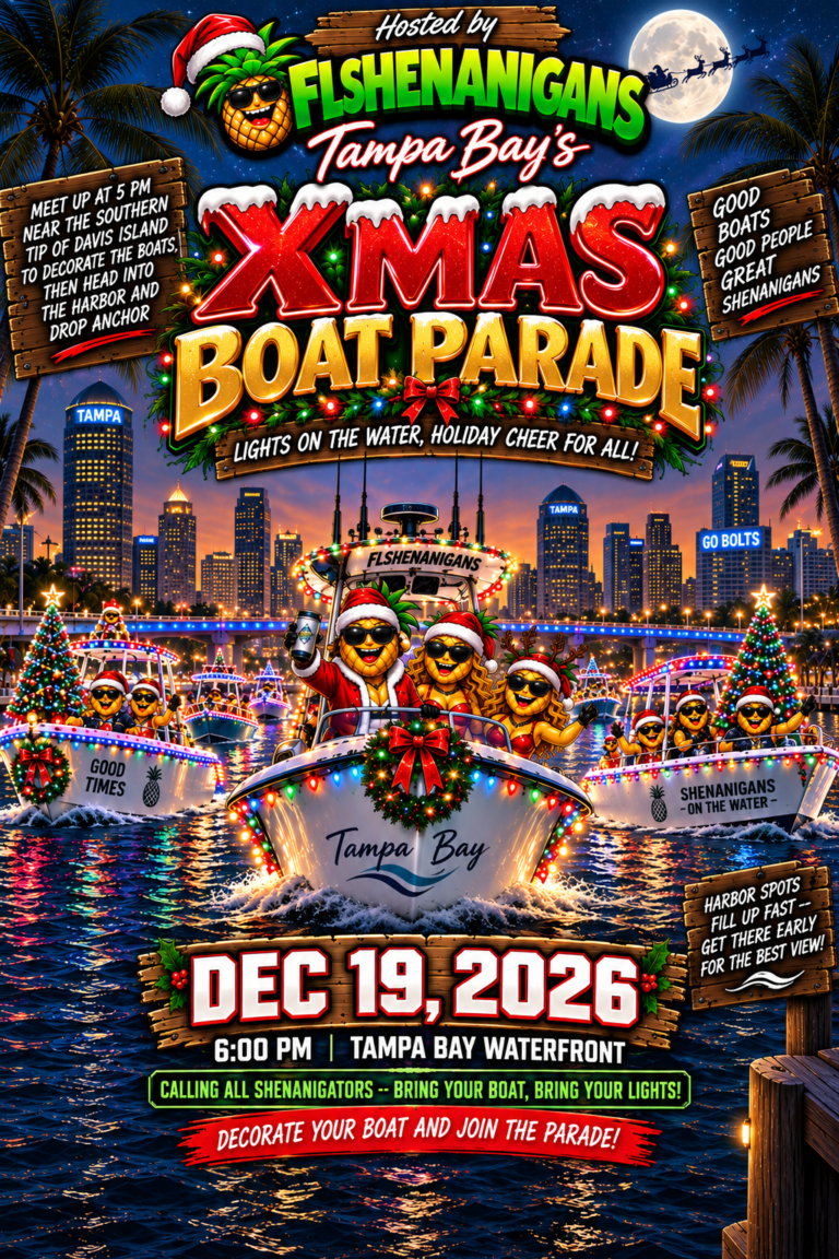 Tampa Christmas Boat Parade flyer