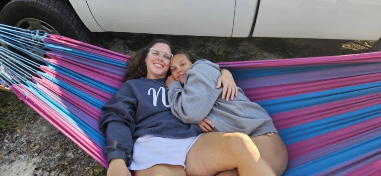 Hammock time at camp