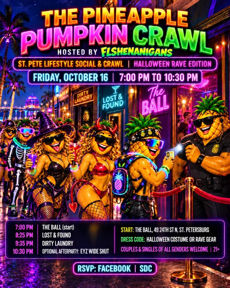 Pineapple Pumpkin Crawl flyer